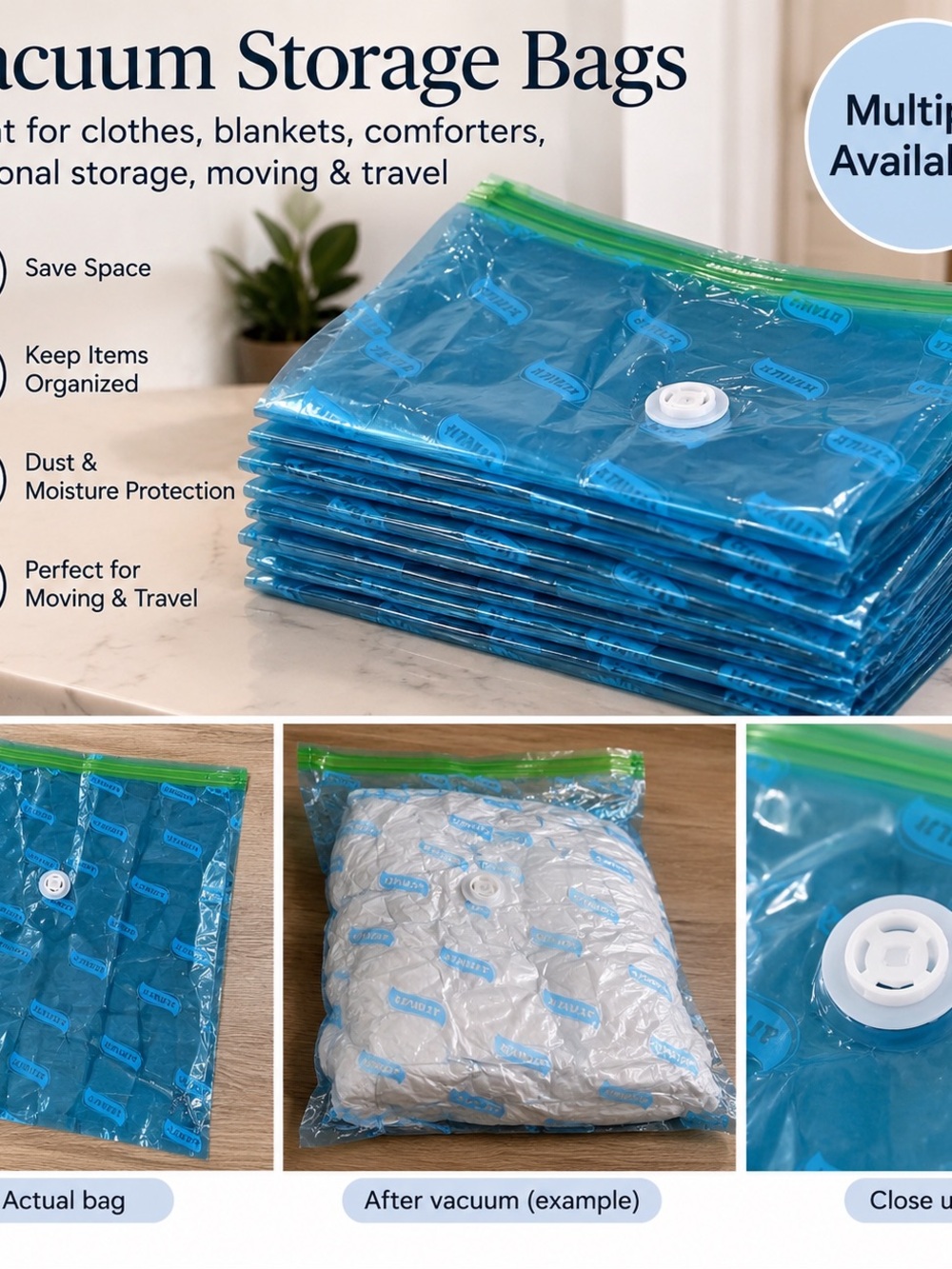 Space save bags for your clothes 20 bags per order